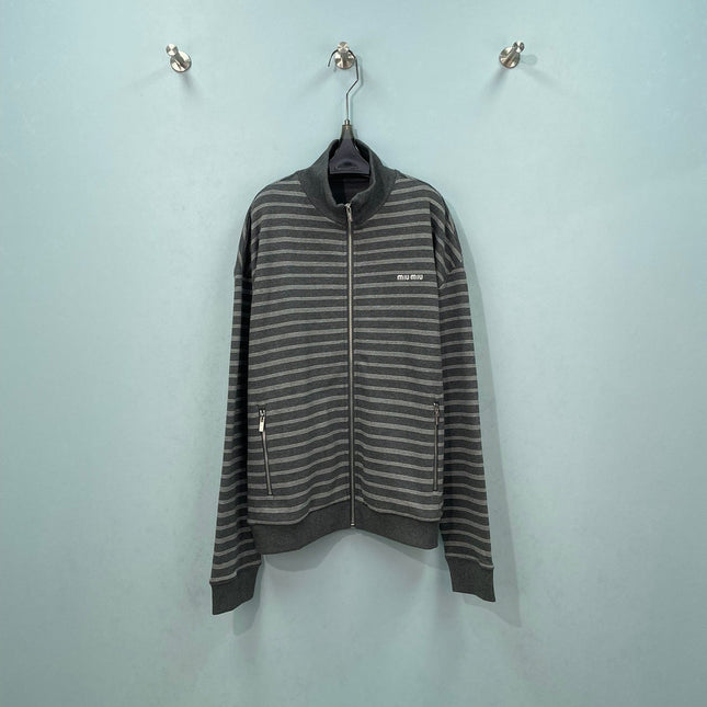 MIUMIU 26S ZIP-UP TRACK JACKET 1369