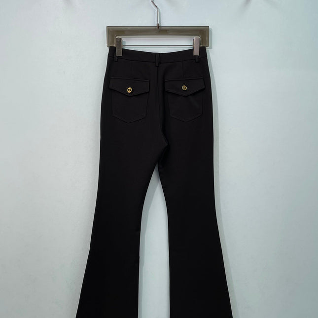 CHANEL 26S HIGH-WAIST FLARED PANTS 1706