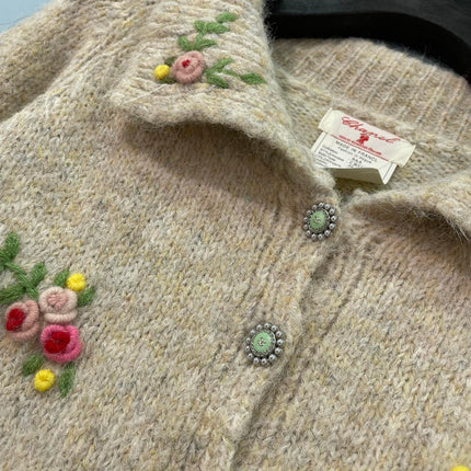 CHANEL 26S EMBROIDERED KNIT CARDIGAN 1707