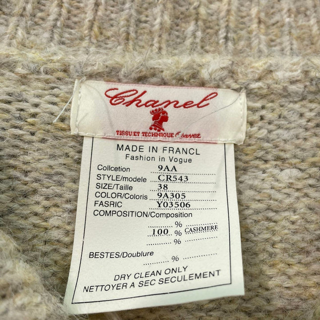 CHANEL 26S EMBROIDERED KNIT CARDIGAN 1707