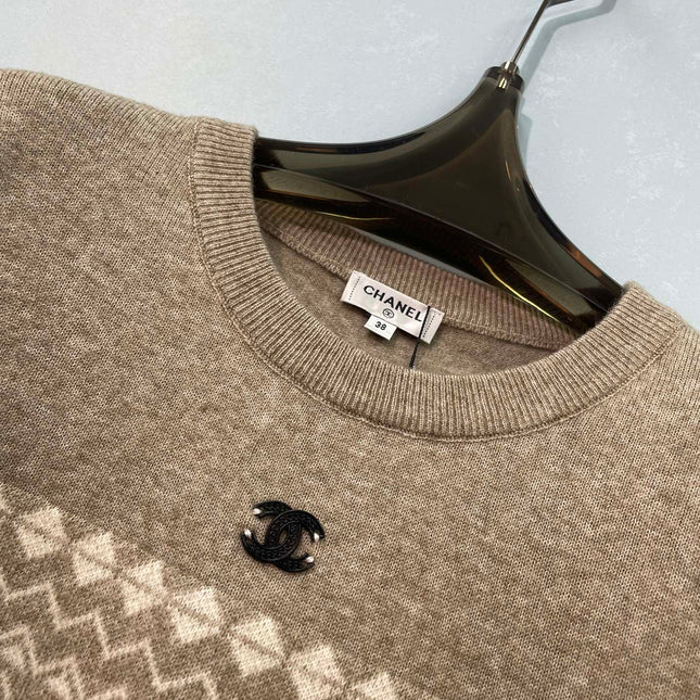 CHANEL 26S LONG-SLEEVE KNIT TOP 1709
