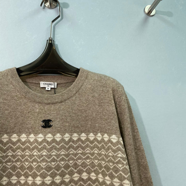 CHANEL 26S LONG-SLEEVE KNIT TOP 1709