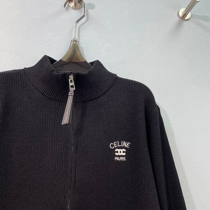 CELINE 26S ZIP-UP KNIT CARDIGAN 662