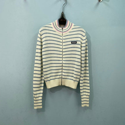 MIUMIU 26S ZIP-UP CARDIGAN 1538