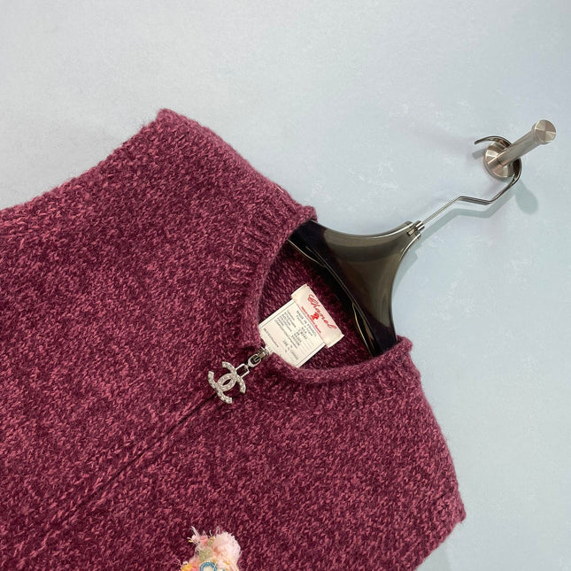 CHANEL 26S ZIP-UP KNIT VEST 1740