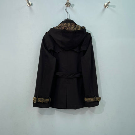 FENDI 26S HOODED TRENCH COAT 511