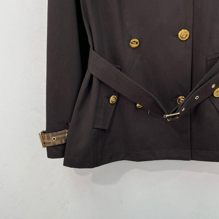 FENDI 26S HOODED TRENCH COAT 511
