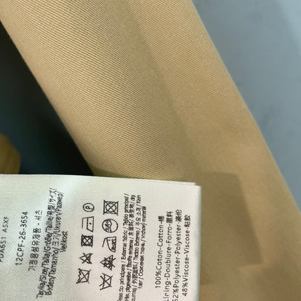 FENDI 26S HOODED TRENCH COAT 510