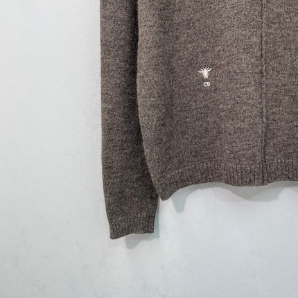 DIOR 26S BUTTON MOCK-NECK KNIT SWEATER 1617