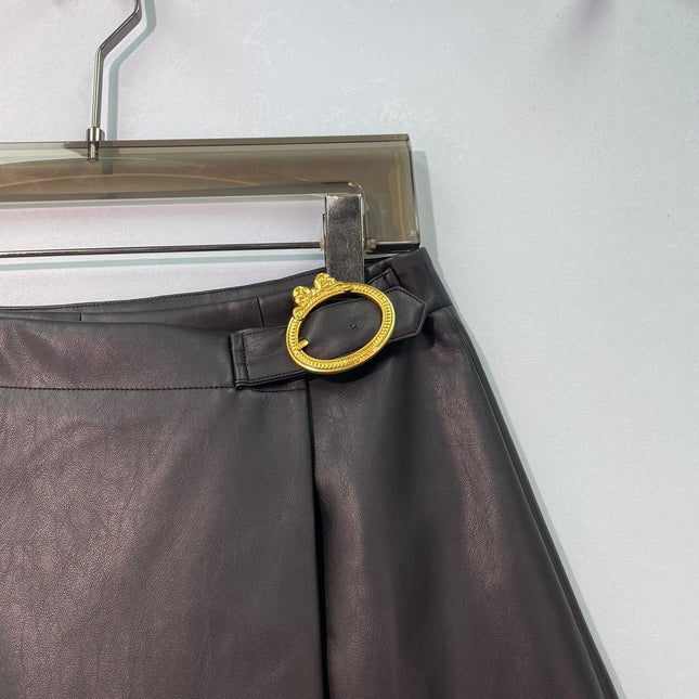 DIOR 26S LEATHER SKORT 1614