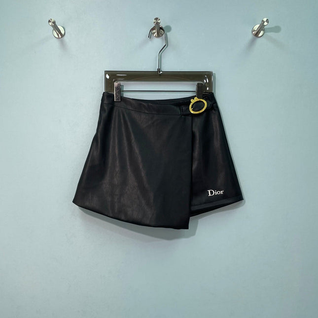 DIOR 26S LEATHER SKORT 1614