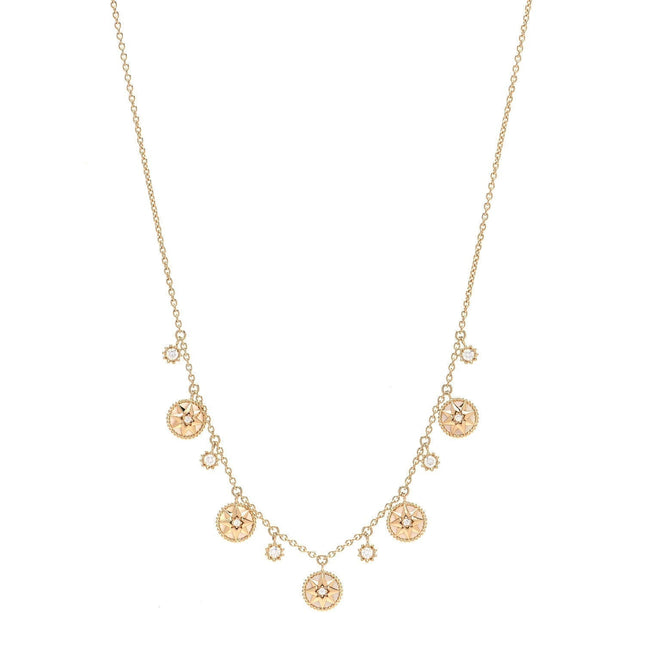 ROSE VENTS 5 MOTIF NECKLACE