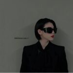 BUTTERFLY SUNGLASSES BLACK ACETATE