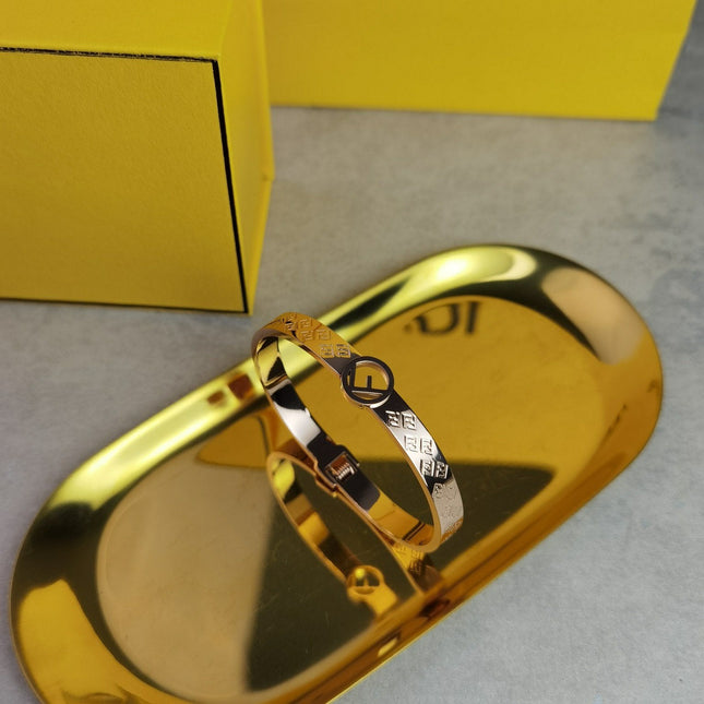 FF LOGO BRACELET SILVER