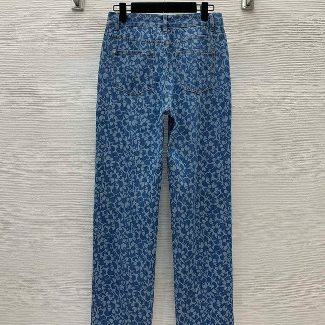 CC Jeans Printed Denim Blue and Dark Blue
