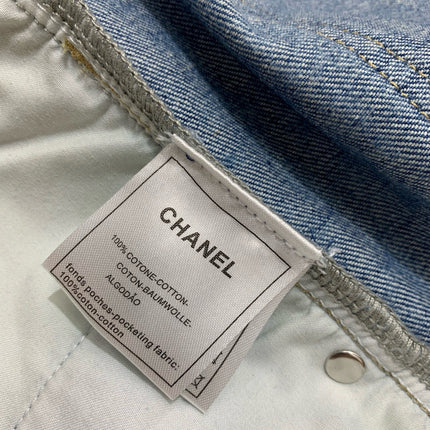 CC Jeans Printed Denim Blue and Dark Blue