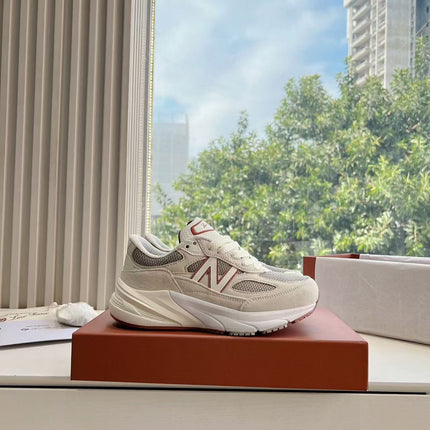 LP&NB CLASSIC BISCUIT SNEAKERS WHITE SUEDE