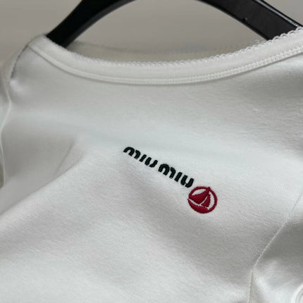 Miu 25 Body Suit White Cotton 208771