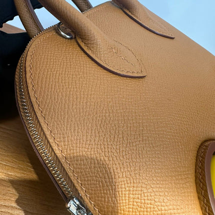 MINI BODIE ON WHEELS 18 IN SEPIA BROWN EPSOM LEATHER