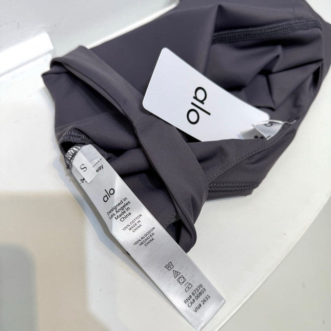 Full Set Alo Yoga Grey Cotton