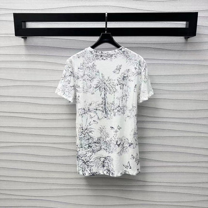 CD T-Shirt White Cotton Style 1