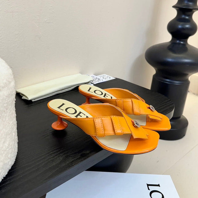 LOW TOY PANTA TOE SANDAL IN LAMBSKIN BRIGHT