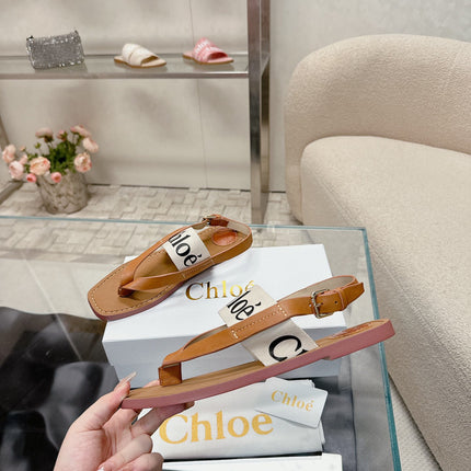 STRAP SANDALS IN TAN BROWN CANVAS AND CALFSKIN