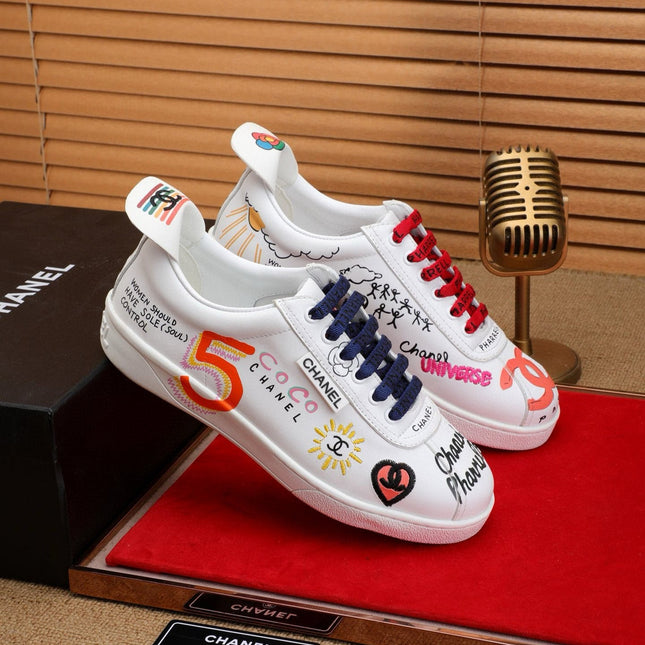 CC COCO SNEAKERS IN COLORFUL CALFSKIN