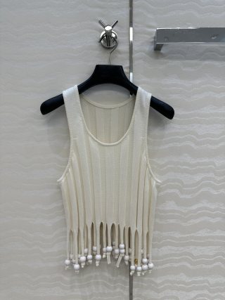 Loewe Fringe Set Ivory Cotton
