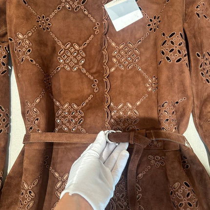 HERMES 26S SUEDE JACKET 790