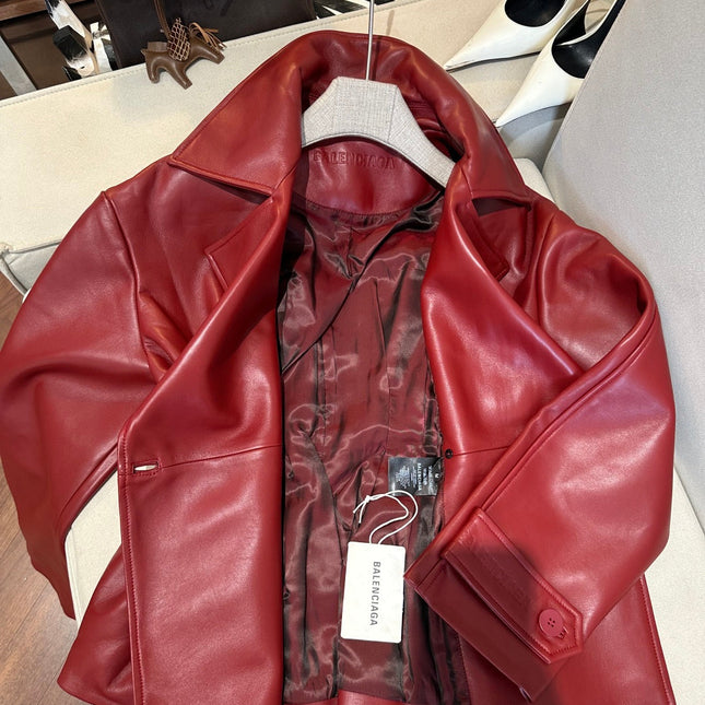 BALENCIAGA 26S LEATHER JACKET 205