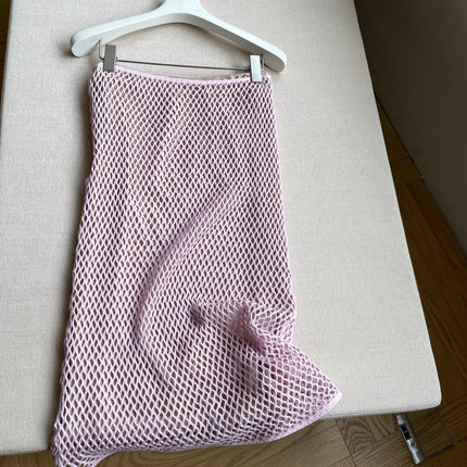 PRADA 26S OPEN-KNIT MIDI SKIRT 1198