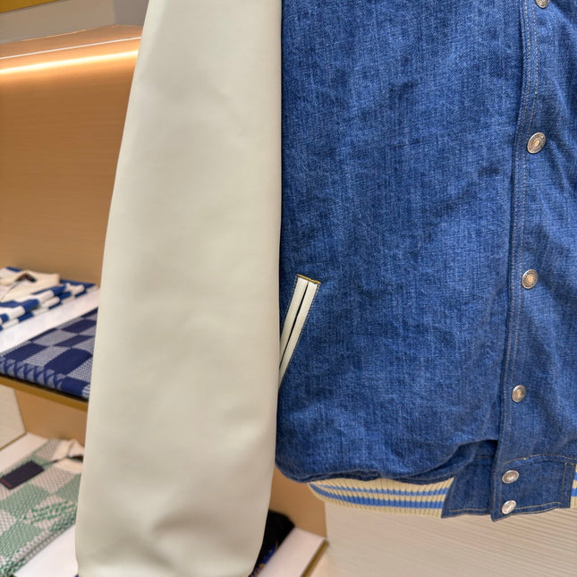 CELINE 26S DENIM VARSITY JACKET 631