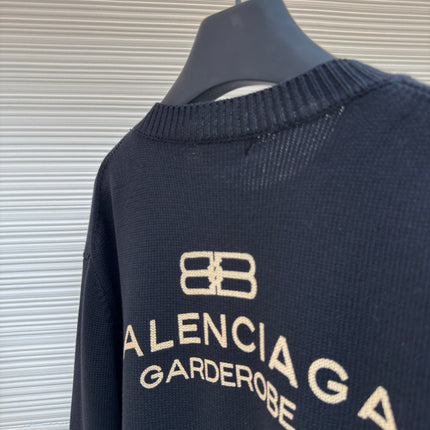 BALENCIAGA 26S CREW-NECK KNIT SWEATER 280