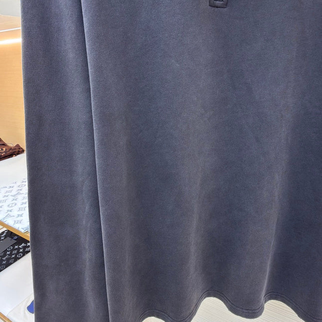 BALENCIAGA 26S LONG-SLEEVE HALF-ZIP SWEATSHIRT 284