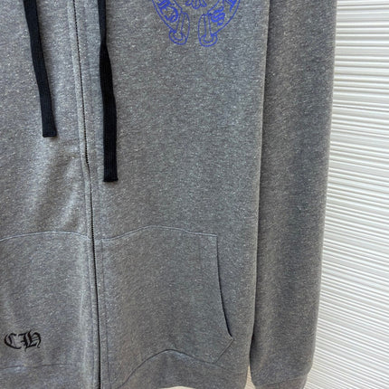 CHROME HEARTS 26S ZIP-UP HOODED SWEATSHIRT 053