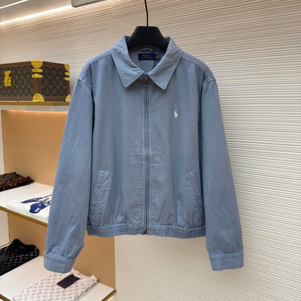 RALPH LAUREN 26S ZIP-UP COLLARED JACKET 566