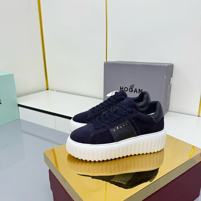 TOM FORD 26S SNEAKER HOGAN IN NAVY BLUE SUEDE