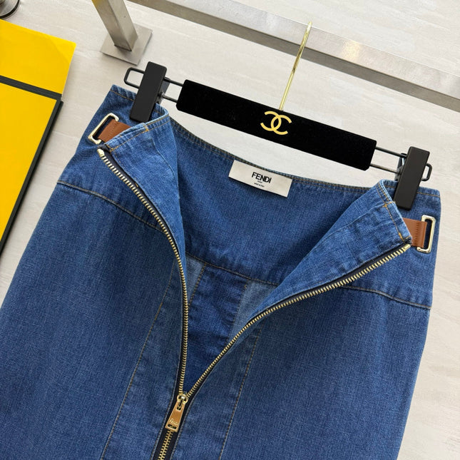 FENDI 26S DENIM SKIRT 409