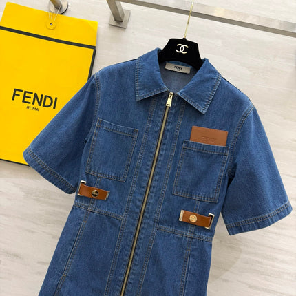 FENDI 26S DENIM DRESS 408