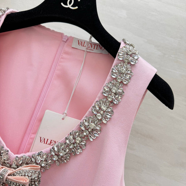 VALENTINO 26S SLEEVELESS MINI DRESS 444