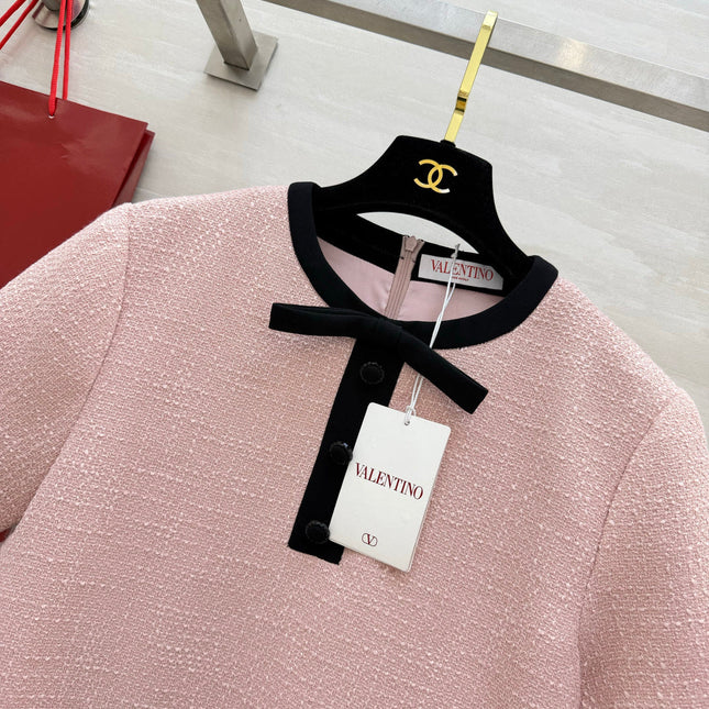 VALENTINO 26S SHORT-SLEEVE DRESS 440