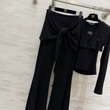 PRADA 26S THREE-PIECE KNIT SET 1344