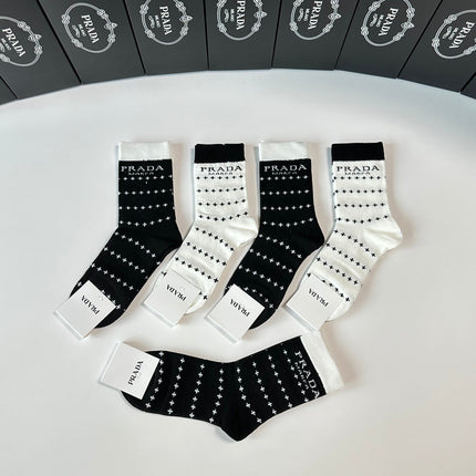PRADA 26S CREW SOCKS 899329 (1 BOX)