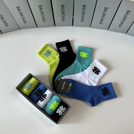 BALENCIAGA 26S ANKLE SOCKS 249363 (1 BOX)