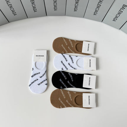 BALENCIAGA 26S NO-SHOW SOCKS 323163 (1 BOX)