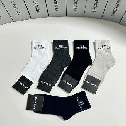 BALENCIAGA 26S ANKLE SOCKS 358566 (1 BOX)