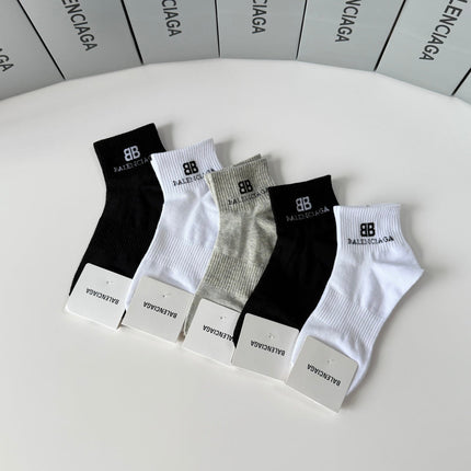 BALENCIAGA 26S ANKLE SOCKS 395212 (1 BOX)