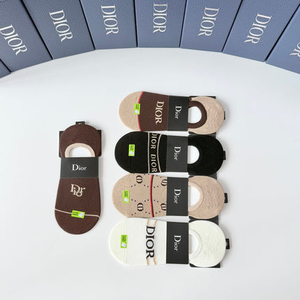 DIOR 26S NO-SHOW SOCKS 415705 (1 BOX)