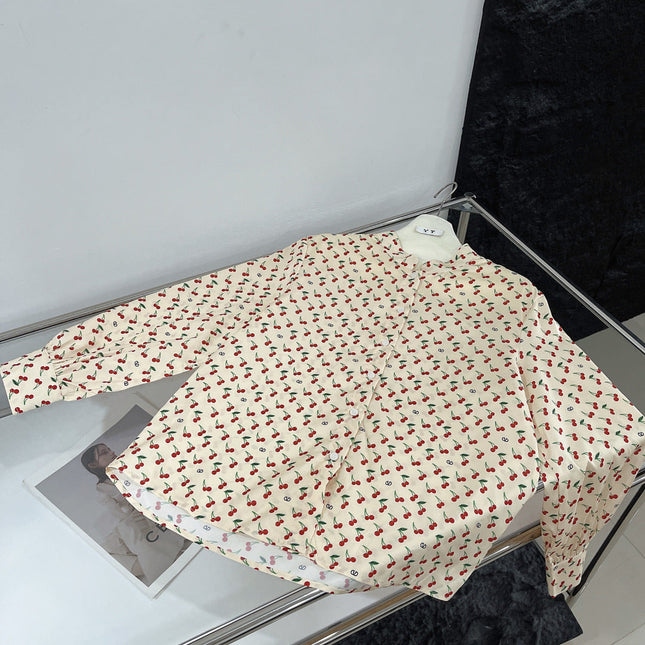 SILK SHIRT WITH CHERRY PRINT 265827